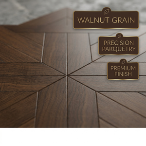 <span class=keywords><strong>Parquet</strong></span> en bois d'ingénierie en noyer, vente directe usine, moderne, pour salon, respectueux de l'environnement - Product Image 3