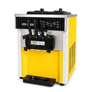 Macchina Professionale per Gelato Soft a 3 Gusti, Gelatiera da Banco in Acciaio Inox, Macchina Automatica per Gelato e Yogurt Congelato - Product Image 4