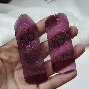 Esmeralda de Zambia cultivada en laboratorio, rubí en bruto, turmalina rosa, gemas sin cortar, materia prima para la elaboración de gemas sueltas. - Product Image 3