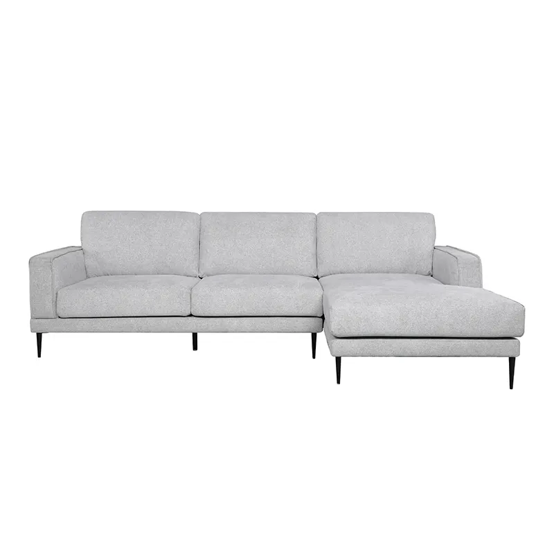 Kunden spezifische Massivholz Sofa L-Form Sofas Wohnzimmer möbel Sofa Set Moderne Couch