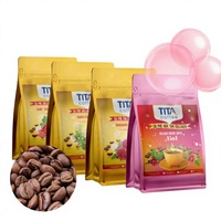 Café instantané 4-en-1 Robusta Collagène Ginseng en gros OEM, crème non laitière, sucre, crème douce premium, aromatique, anti-âge, en boîte
