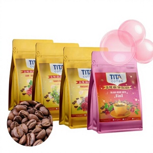 กาแฟสำเร็จรูปโรบัสต้า คอลลาเจน โสม 4-in-1 แบบขายส่ง OEM ครีมนมไม่ใช้นมวัว น้ำตาลพรีเมียม ครีมหวานหอม กลิ่นหอม ต่อต้านริ้วรอย บรรจุกล่อง - Product Image 1