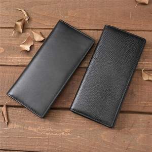 Luxury Crazy Horse Genuine Leather <b>Christmas</b> Man Boys Gift <b>Money</b> Purse <b>Wallet</b> Boy Long <b>Wallet</b> Purse - Product Image 1