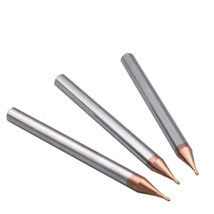 Micro Milling cutter tools R0.25 R0.30 Long neck Carbide end mills for Metalwork tools