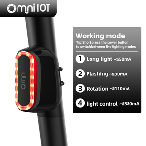 Magicsunshine — lampe de vélo solaire, éclairage anti-poussière pour bicyclette, prêt à l'emploi, livraison gratuite - Product Image 1