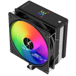 Enfriador de Aire Digital AX120 R ARGB Negro con Pantalla de Temperatura de CPU en Tiempo Real, 4 Tubos de Calor de Cobre, Ventilador PWM de 151 mm, Thermalright AX120 R DIGITA - Product Image 4