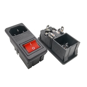Enchufe C14 de doble <span class=keywords><strong>seguro</strong></span> 3545-03A 10A250V con interruptor de 21*24mm y fusibles para instrumentos precisos y equipos sofisticados - Product Image 3
