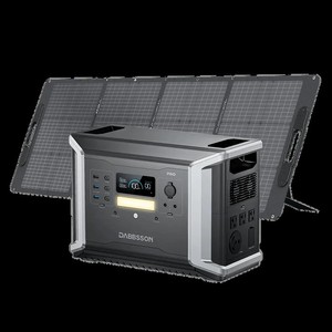Station d'alimentation portable Dabb Sson DBS2100 Pro, panneau solaire MPPT, batterie lithium-ion, charge sans fil, lampe torche à distance, C Car 56896 solaire - Product Image 2