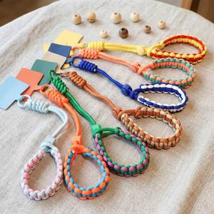 Quick Ship Boho Macrame Phone Wrist Strap <b>Lanyard</b> <b>Polyester</b> Modern Portable Welcome Gifts for Men Women Girls - Product Image 1
