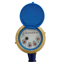 Compteur d'eau froide mécanique multi-jets de type sec DN15 R80 avec corps en laiton IP68