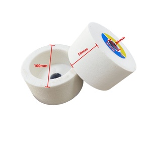 Meule abrasive en céramique PA WA 100*50*20 64C Chrome/Corindon blanc, Meule personnalisée en alumine blanche fusionnée, Outil abrasif en forme de coupelle - Product Image 3