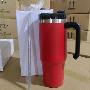 Daily Commute Tumbler 20oz Stainless Steel Vacuum Insulated Car Mug With Handle Straw Transparent Lid - Product Image 1