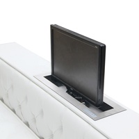 Camas de TV de Cuero Modernas para el Hogar, Fabricadas en China, Gran Venta, Estilo Dubái