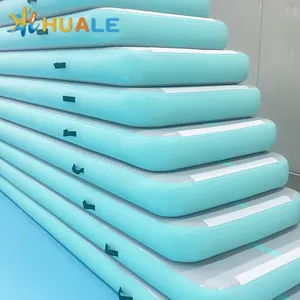 Hot Sale Exercise Mats Custom Size AirTrack Gym Mat Tumble Track Pump Inflatable Soccer Air Track For Gymnastics
