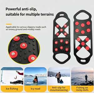 Crampons de marche sécurisés pour la glace en TPE, plusieurs tailles, vente en gros directe usine - Product Image 1
