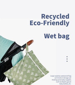 Fabricante OEM y ODM, Bolsa de Almacenamiento Colgante Portátil de Poliéster de 28*36CM para Trajes de Baño de Bebés, Ropa Sucia, Bolsa Impermeable para Ropa Mojada, 1 Unidad - Product Image 2