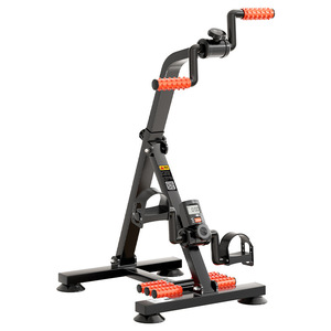 Vélo d'exercice manuel à résistance, cadre en acier, équipement de fitness à domicile pour personnes âgées, exercices pour les bras et les jambes - Product Image 1