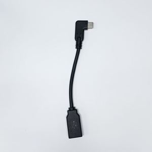 Câble OTG court USB-C mâle vers USB femelle à 90 degrés, adaptateur USB-C à angle droit, personnalisé en usine, OEM ODM, faible MOQ - Product Image 6