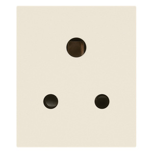 เต้ารับไฟฟ้าแบบอังกฤษ Sicury 2P+T 5A ขนาด 5.5x3.7x5.6 ซม. สำหรับติดตั้งบนผนัง - Product Image 1