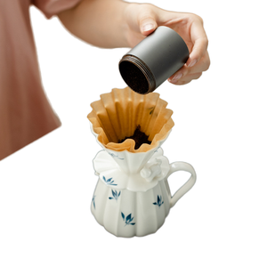 R2505-333Modern Vintage Phalaenopsis porcelaine <span class=keywords><strong>café</strong></span> filtre tasse ensemble peint à la main durable maison <span class=keywords><strong>Café</strong></span> utiliser tasse à <span class=keywords><strong>café</strong></span> en céramique - Product Image 1