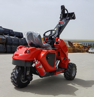 HAIJU H130E Mini Caricatore Elettrico Compatto con Batteria al Litio per Piccole Aziende Agricole