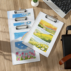 A4 Landscape <strong>Clipboard</strong> with Metal Clip, Hardboard Writing Board for Study, Office, Exam, Drawing, Document Holder, Student - Product Image 5