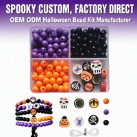 Kit de Bracelets Perlés Personnalisés pour Halloween – Conception Sur Mesure, OEM, ODM, Marque Privée, Emballage Prêt-à-Poser, Vente en Gros en Vrac
