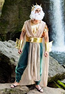 Disfraces de Halloween de la Diosa del Mar Griega Antigua, Trajes de Organza de la Reina Mera para Actuaciones Escénicas Femeninas - Product Image 2