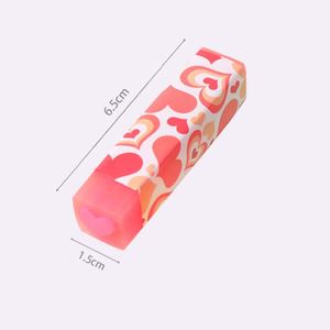 Gomme à effacer en TPR souple et mignonne en forme de cœur coloré pour fournitures scolaires - Product Image 5
