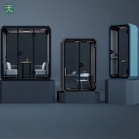 Tianjian — cabine de travail mobile avec isolation phonique, support pour téléphone, cabine de conférence, armoire étanche