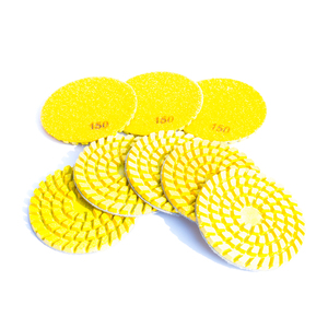 Almohadillas <span class=keywords><strong>de</strong></span> pulido <span class=keywords><strong>de</strong></span> diamante <span class=keywords><strong>de</strong></span> 4 pulgadas para hormigón, <span class=keywords><strong>esmeril</strong></span>, mármol, pulido <span class=keywords><strong>de</strong></span> suelos, técnicas húmedas personalizables OEM - Product Image 2