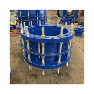 Giunto di Smontaggio Telescopico a Doppia Flangia DN1200 Ansi per Tubazioni Idrauliche in Ghisa Sferoidale e Acciaio Inox di Grande Diametro - Product Image 1