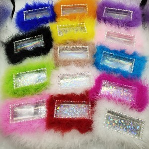 Fluffy <strong>Mink</strong> Strip <strong>Lashes</strong> with Luxury Eyelash Packaging 3d 25mm 20mm Wholesale Eyelashes - Product Image 5