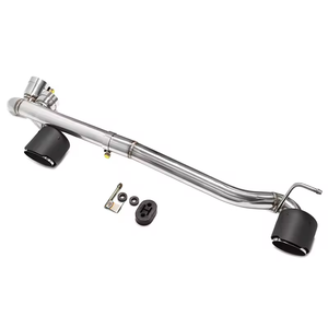 Kit de Carrocería de Gama Media MP para BMW E90 E92 318i 320i 325i <span class=keywords><strong>330</strong></span>, 2006-2016, Acero Inoxidable 304, Fibra de Carbono, Tubos de Escape Dobles SYPES - Product Image 2