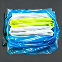 Rouleau de film imperméable en PVC transparent mat, feuille de PVC flexible laminable, rouleau pour collage textile, fabrication de tissu imperméable