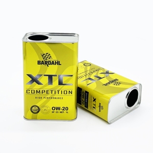 Latas de Metal para Aceite Lubricante de 1L, de Alta Calidad, OEM/ODM, Cuadradas y Rectangulares, Impresión Offset, Logotipo Personalizado, con Tapa de Plástico - Product Image 1