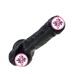 Juguete Sexual para Adultos sin Tirantes, Dildo de Silicona con Fuerte Ventosa en Forma de Caballo Negro para Mujeres, Tamaño Grande - Product Image 2