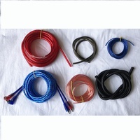 Kabel Amplifier mobil, kualitas tinggi kabel kustom 8GA Kit kabel Audio mobil