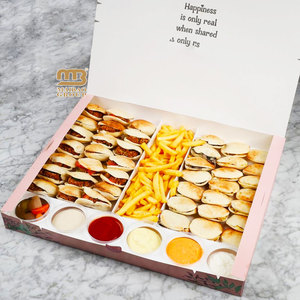 Scatola da Asporto per Sandwich Shawarma, Contenitori per Salumi con Coperchio, Confezione per Brunch <span class=keywords><strong>e</strong></span> Degustazioni - Product Image 6