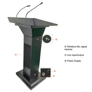 Décorations d'église, pupitres hauts, chaires, microphones pour 2 personnes, pupitres numériques pour église chrétienne, supports <span class=keywords><strong>de</strong></span> chaire pour église intelligente - Product Image 2