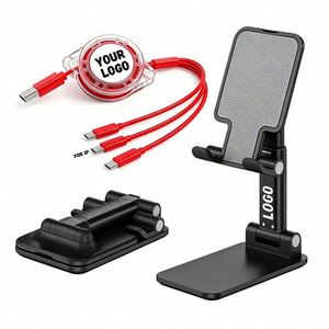Soporte Ajustable para Teléfono Móvil de Escritorio, con Logotipo Personalizado al por Mayor, Regalo Promocional, Accesorios de Mesa, Soportes para Celulares - Product Image 1