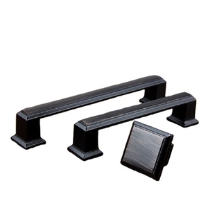 Tủ bếp cửa xử lý đồ nội thất cửa kéo xử lý tuyệt đẹp hơn Phong cách hợp kim kẽm đồng nhỏ kim loại hiện đại phần cứng nhỏ - Product Image 1