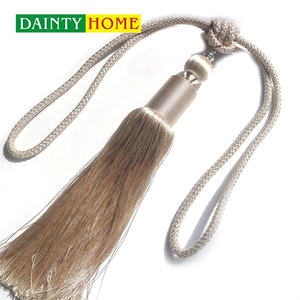 Design classique élégant suspendu boule rideau glands Offre Spéciale décoratif cravate arrière pour tringles à rideaux pistes et accessoires - Product Image 4