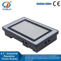 Huaqingjun Schermo LCD Touch da 4,3 Pollici Comunicazione RS485/232 DC10-30V HMI per Macchine da Imballaggio