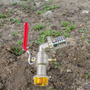 <span class=keywords><strong>Robinet</strong></span> Bibcock mural en laiton de style moderne compatible avec les machines à laver-pour les applications de parc de blanchisserie extérieur de cuisine - Product Image 2