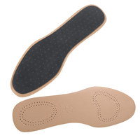 S-king – semelle intérieure de luxe en peau de mouton, semelles de chaussures en cuir absorbant les chocs en émulsion respirante