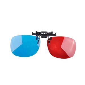 Gafas Anaglifo 3D <span class=keywords><strong>de</strong></span> Alta Calidad con Clip Metálico, Lentes Rojo-Azul para Ver Revistas, Gafas Rojo-Azul Gruesas y Altamente Duraderas - Product Image 3