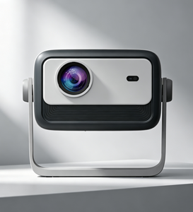 Projecteur Home Cinéma 500 ANSI Lumens 1080P Natif WiFi 6 Bluetooth Correction Automatique de la Distorsion Trapézoïdale Lentille en Verre Prise en Charge Vidéo 4K - Product Image 1