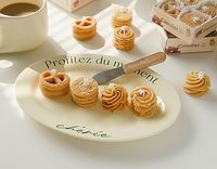 Bougie parfumée en forme de biscuits, bougie décorative en cire de soja à l'arôme de biscuits, pour la table, accessoire photo, anniversaire, méditation, soulagement, ambiance, yoga