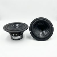 Samtronic Kit DIY d'enceintes de médiums et de graves en aluminium de 6,5 pouces + Tweeter AMT et filtres de crossover pour la division des fréquences audio